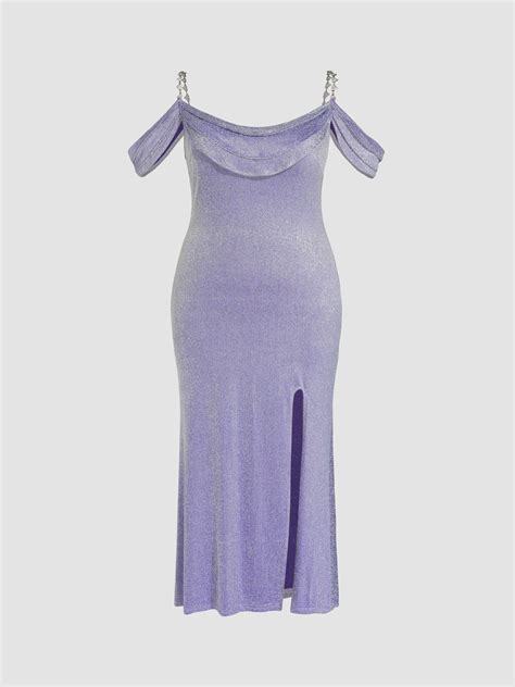 Feel like Royalty in a Magical Moments Lilac Shimmer Long Dress